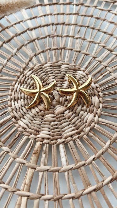 Boucles d'oreilles Ambre
