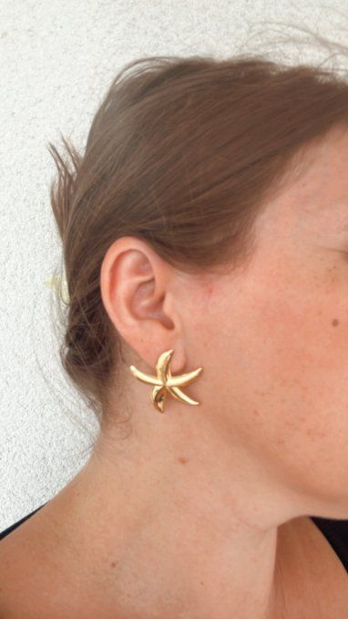 Boucles d'oreilles Ambre